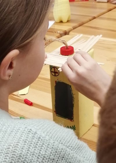 Warsztaty Tworzenia Karmników z recyklingu 